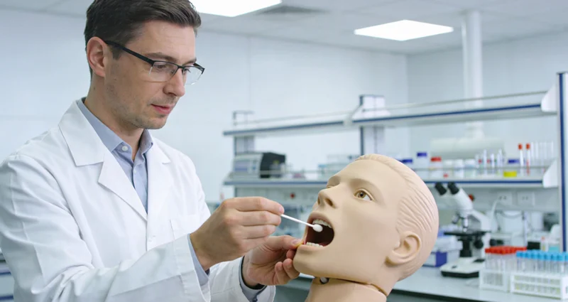 克州基因检测采样过程展示