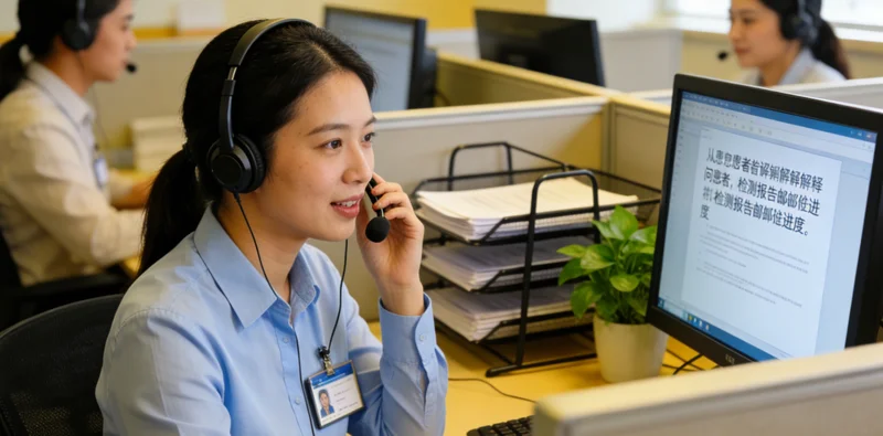 乌后旗医生向居民解读基因检测报