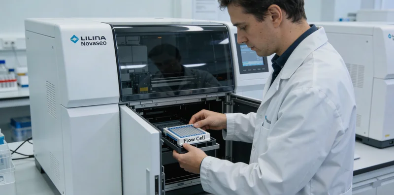 九江合作实验室内的基因测序仪器