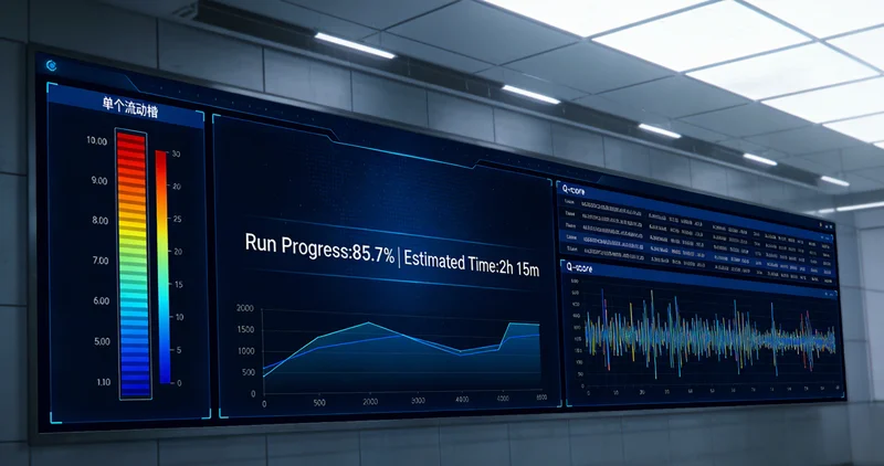 专业基因测序实验室在进行数据分