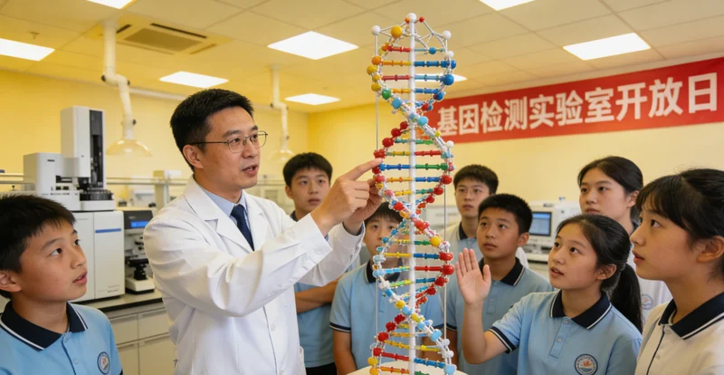 基因检测实验室高通量测序仪工作