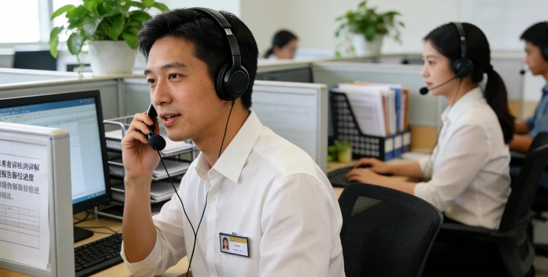 溧阳年轻女性农民在田间获得安心