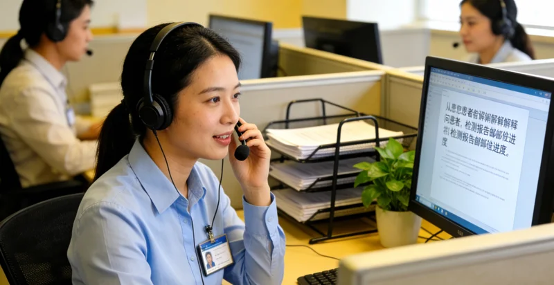 眉山女士查看基因检测阴性报告，