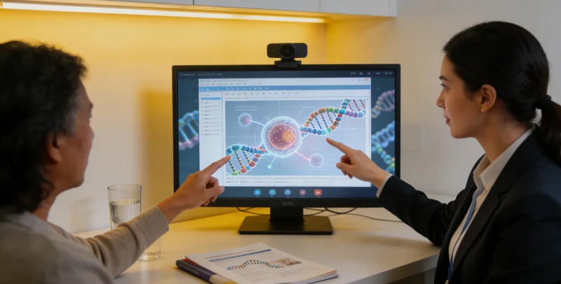 张家口家庭在遗传咨询中心查看基