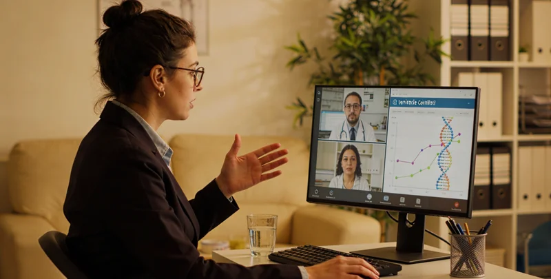 儋州遗传咨询现场 医生与咨询者