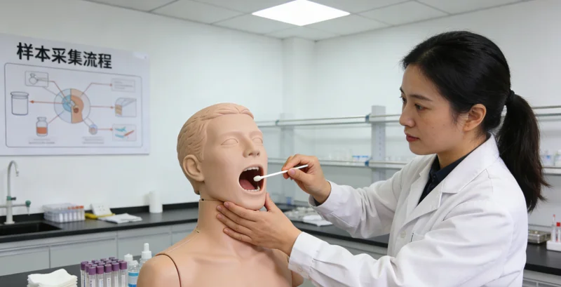 华蓥本地基因检测采样过程