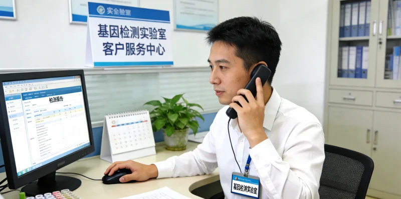 铁岭家庭与遗传咨询师共同查看基