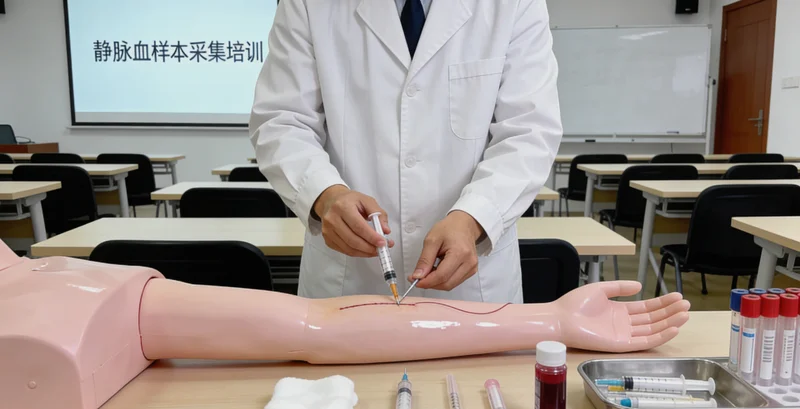 上饶基因检测抽血采样过程示意图