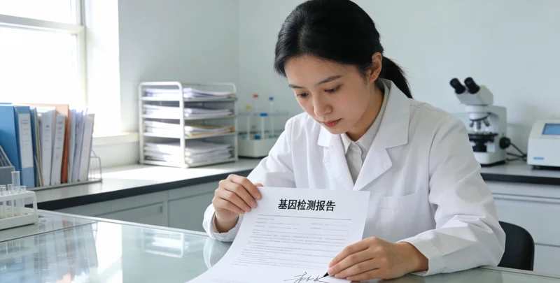 怒江家庭查看基因检测报告并讨论