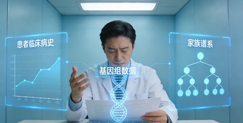 当阳医生为患者解读基因检测报告