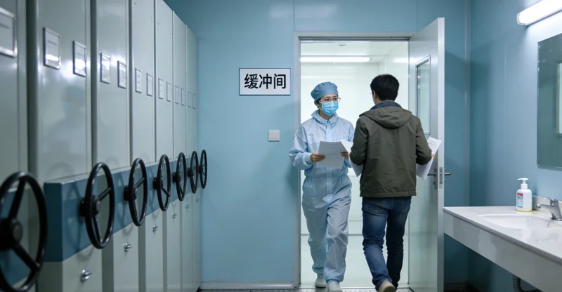 茂名医院胃镜检查室，医生进行内