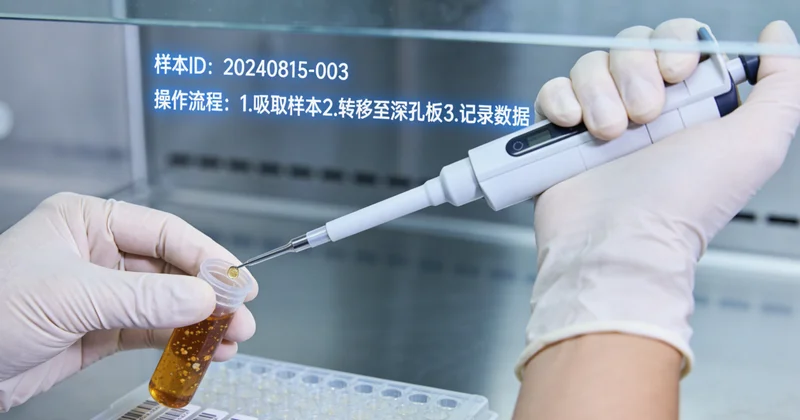 靖西医院基因检测抽血采样过程
