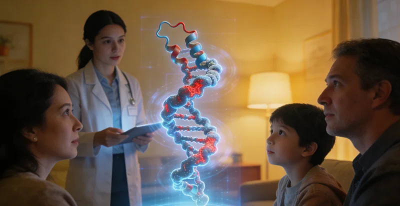 西双版纳遗传咨询师与咨询者交流