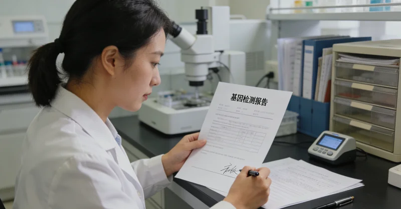 天水家庭查看基因检测报告与医生
