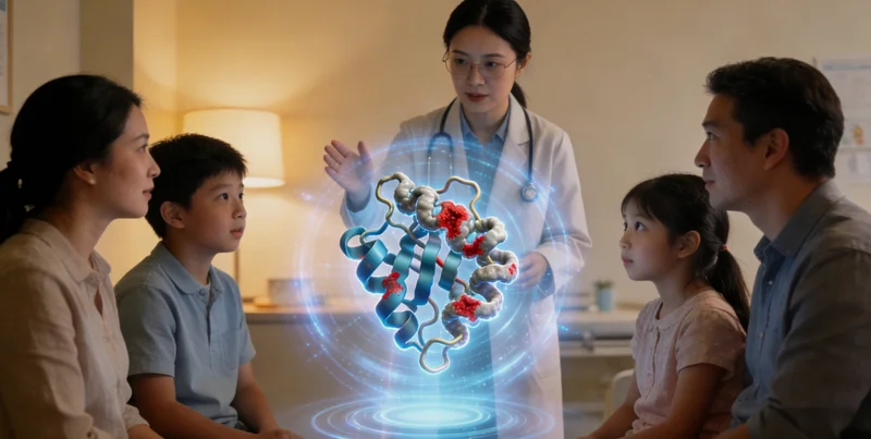 荆门家庭获得基因检测报告后与医