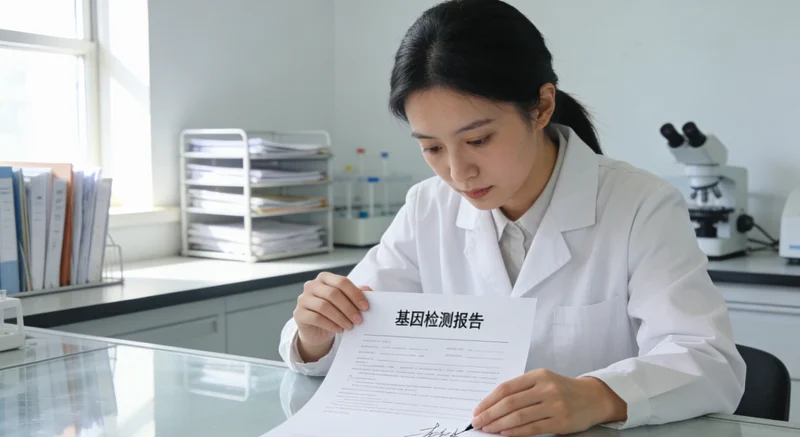 晋江基因检测报告解读示意图