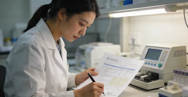 哈密家庭查看基因检测报告示意图