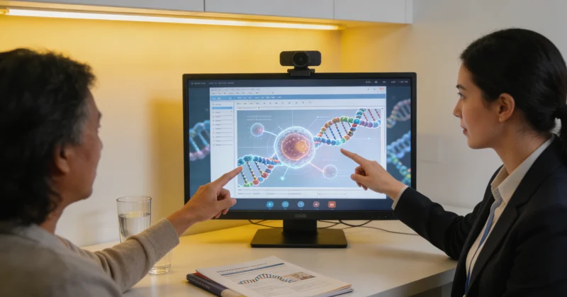 西乌旗居民与医生进行家庭健康遗