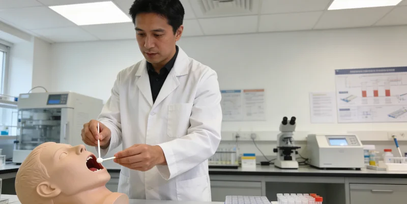 乐陵家庭在公园里边走边讨论健康