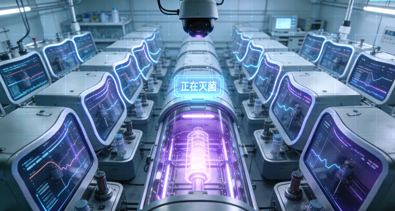 凭祥市民进行无创口腔拭子采样用