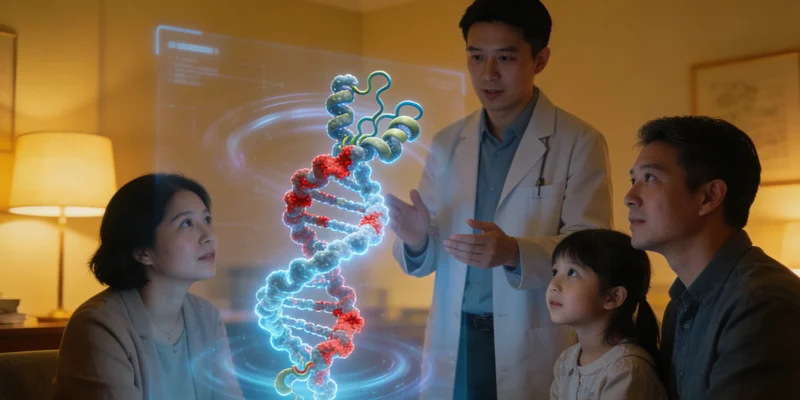 灵武市民在社区卫生中心咨询遗传