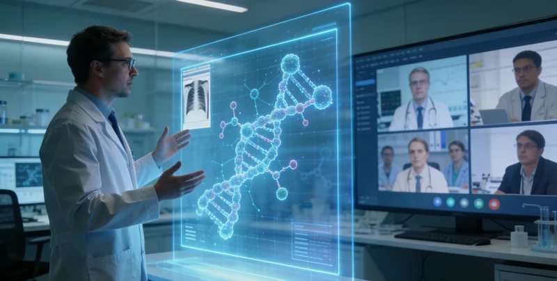 铜仁市民在医院与医生进行遗传咨