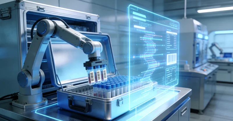 汕尾基因检测采样流程示意