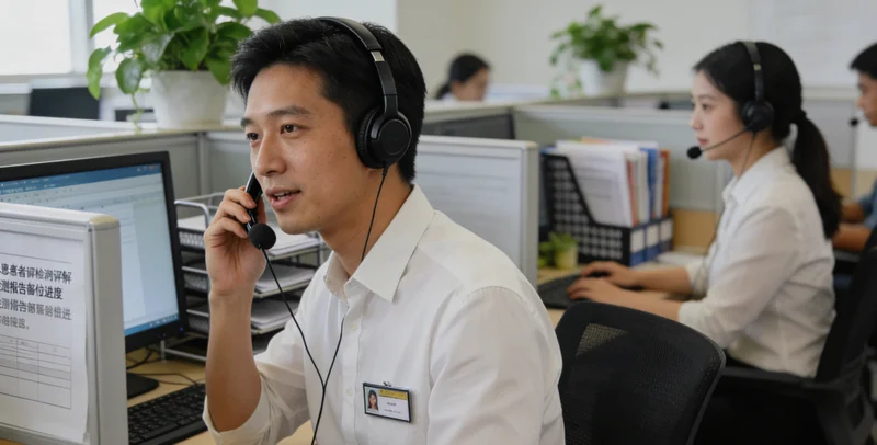 简阳医生与患者家庭成员进行遗传