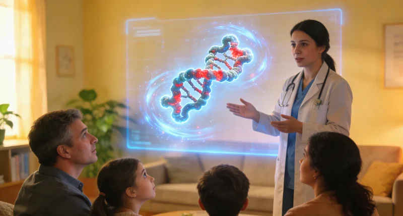 应城家庭进行遗传咨询与医生沟通