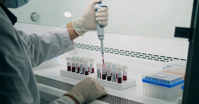 潜山年轻女性与家人查看基因检测