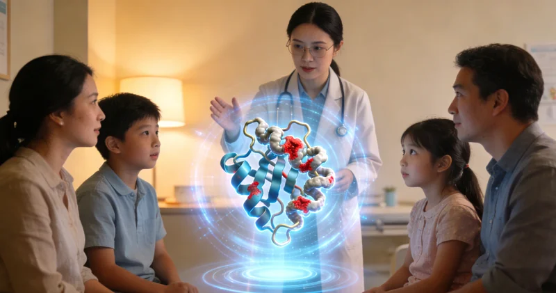 海林遗传咨询专家与居民亲切交谈