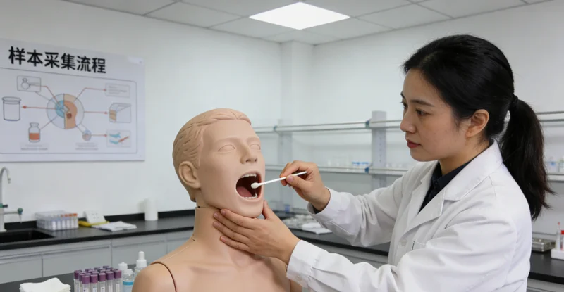 昌吉市民进行便捷的基因采样