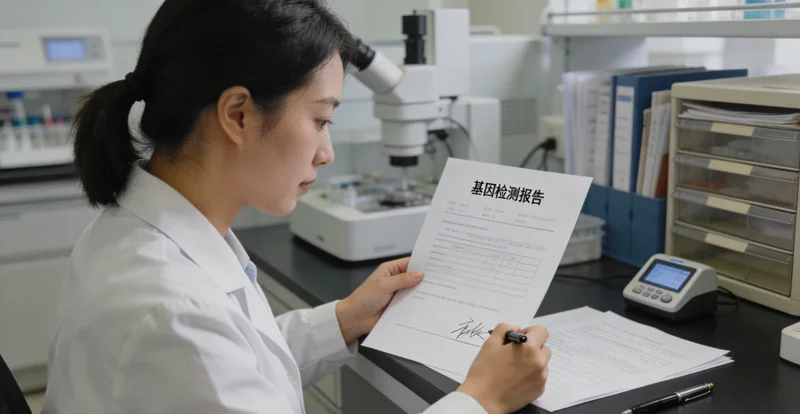 耒阳医生与孕妇解读基因检测报告