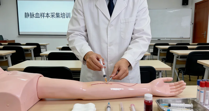 金华市民在检测机构进行静脉血样