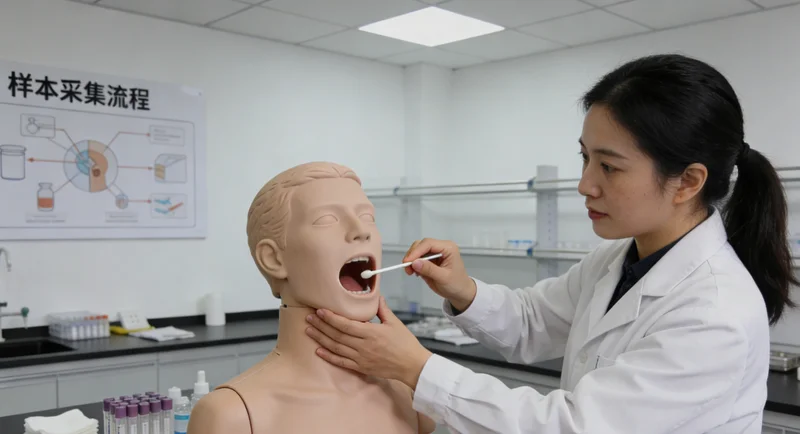 阿拉山口居民进行无痛基因检测采