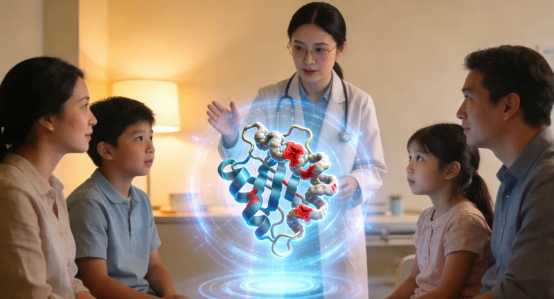 二连浩特遗传咨询师为家庭解读基