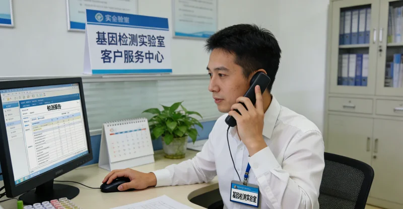 高邮市民在医院进行遗传咨询沟通