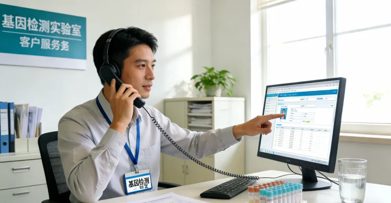 黄骅遗传咨询师与居民沟通场景