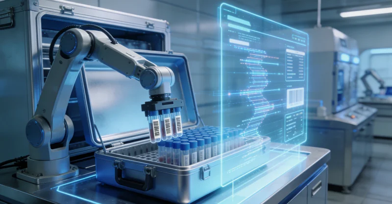 绥芬河地区基因检测采样过程示意