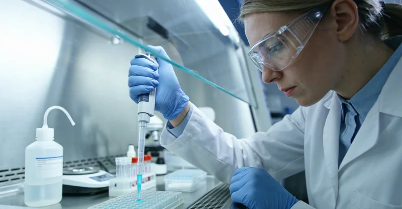 营口基因检测实验室工作场景