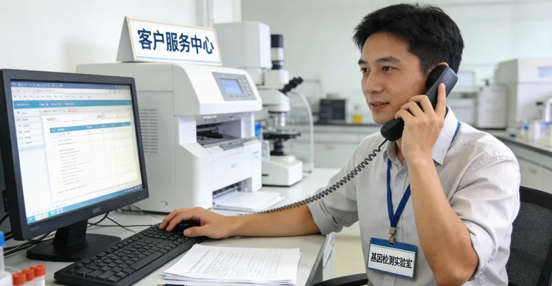 南阳家庭在遗传咨询门诊与医生沟