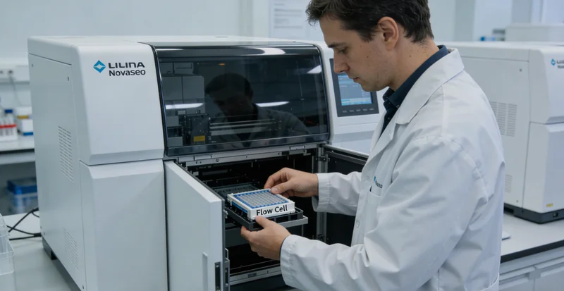 林芝基因样本分析实验室工作场景