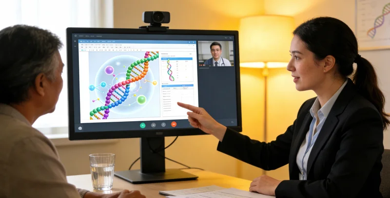 德宏州遗传咨询门诊医生与咨询者
