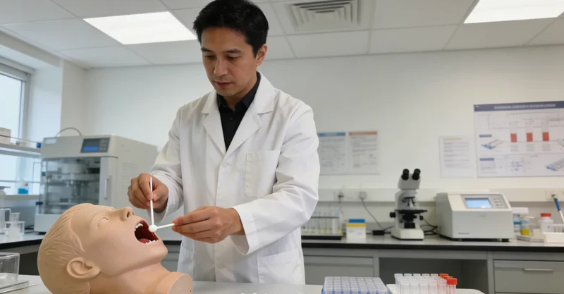 科右中旗牧区女性定期体检后轻松