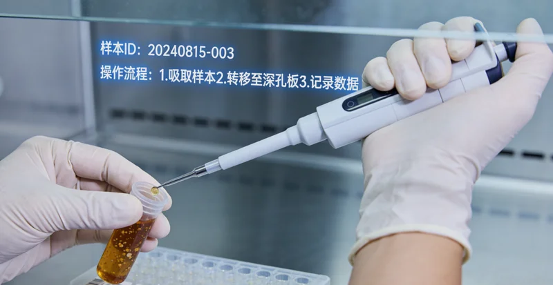 安康护士为患者采集基因检测血样