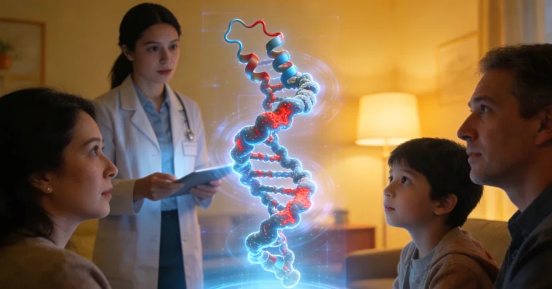 大庆家庭共同讨论遗传检测结果与