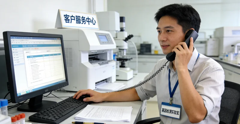 温岭女性在专业机构进行遗传咨询