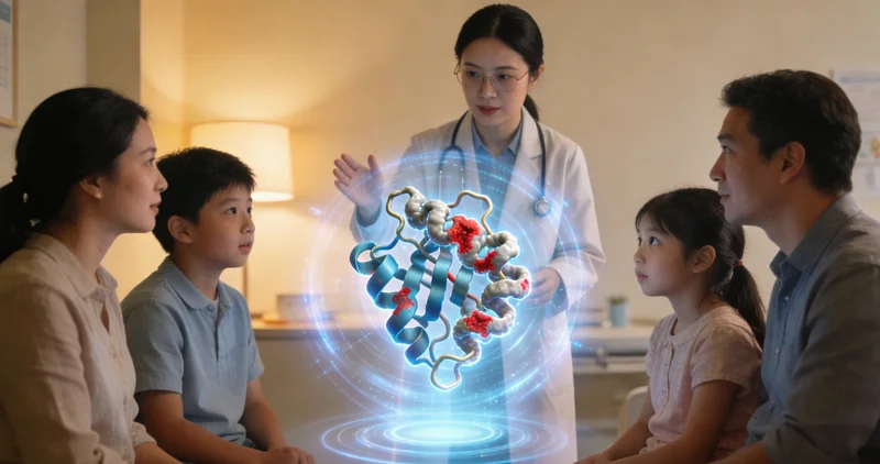 定西女性与医生进行遗传咨询沟通