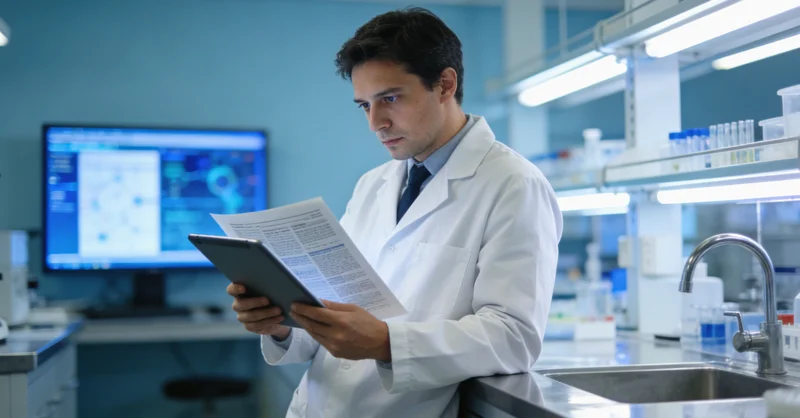 现代化基因测序实验室进行DNA