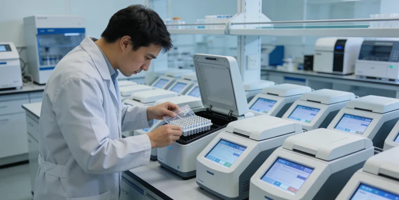 阿勒泰儿童接受专业眼底检查